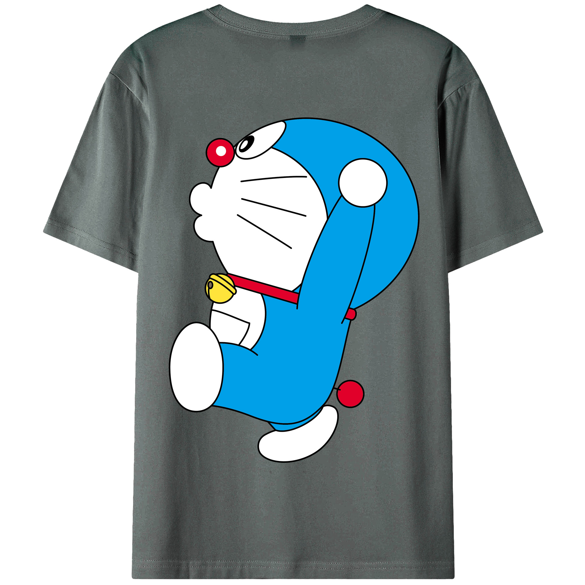 （画像用） ドラえもん Doraemon 綿100％半袖Tシャツ（背面プリント）